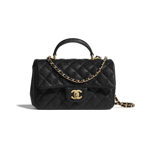 chanel mini caviar gold hardware